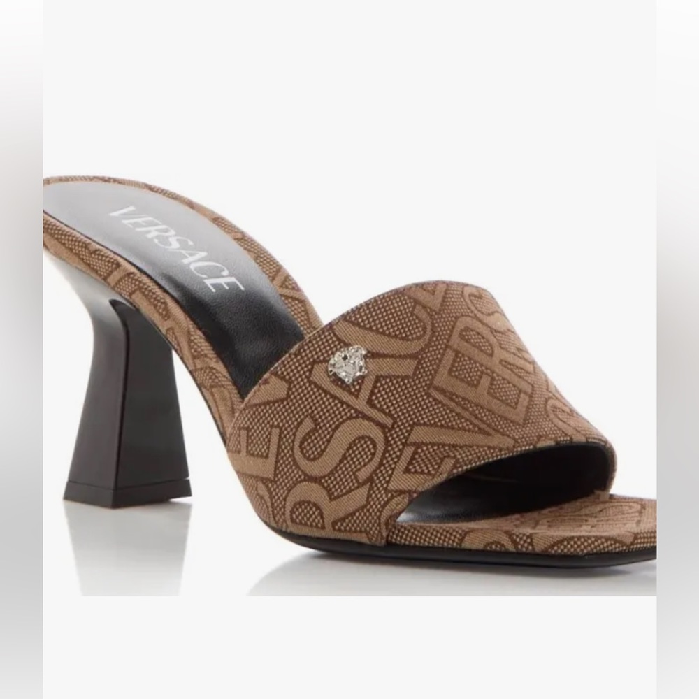 Versace Open Toe Mules - Picture 6 of 7